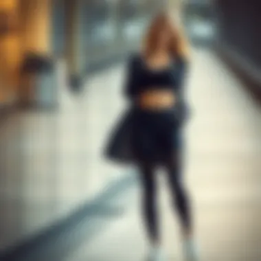 Fashion Meets Functionality Stylish outfit featuring shapewear workout pants, demonstrating fashion versatility.