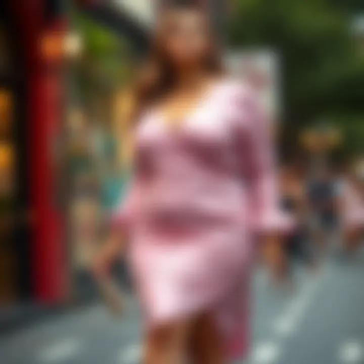 Celebrating Body Positivity with Style Stylish plus-size dress highlighting body positivity