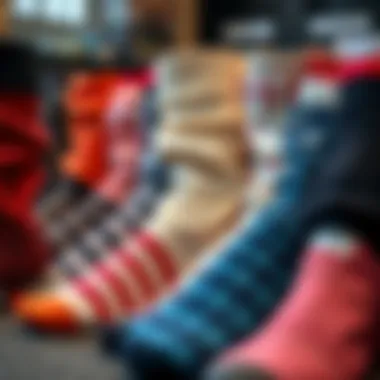 Diverse Styles and Lengths of Slouch Socks An array of slouch socks in different styles and lengths