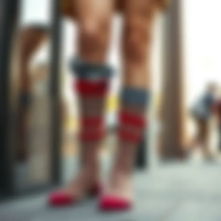 Fashion Forward: Slouch Socks in Everyday Wear Stylish outfit featuring slouch socks in a casual setting