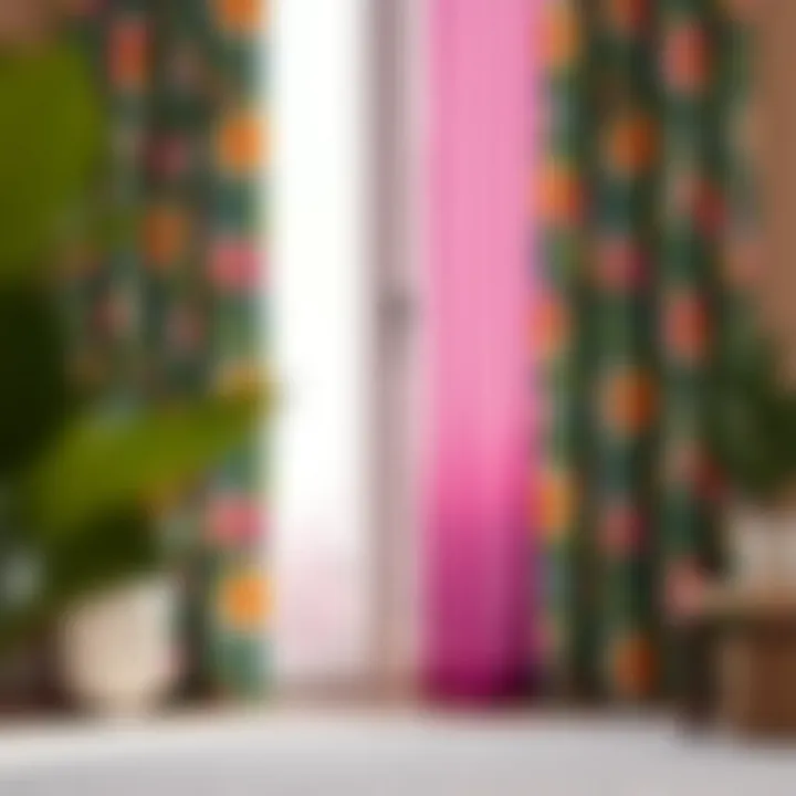 Notable The Aesthetic and Functionality of Multi-Colored Floral Curtains