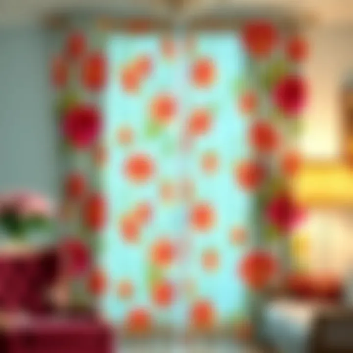 The Aesthetic and Functionality of Multi-Colored Floral Curtains Summary