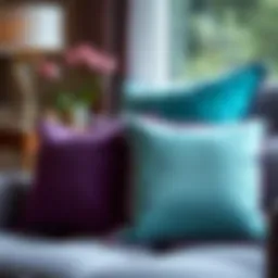 The Aesthetics and Functionality of Purple and Teal Pillows in Interior Design Introduction