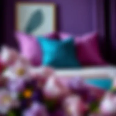 The Aesthetics and Functionality of Purple and Teal Pillows in Interior Design Summary
