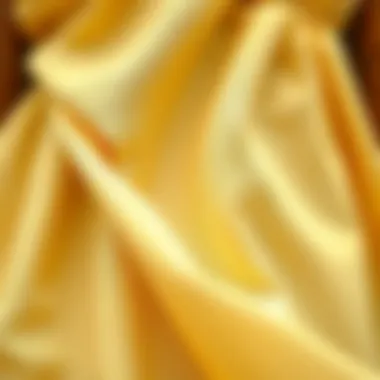 Close-up of eco-friendly fabrics used in sundress fashion