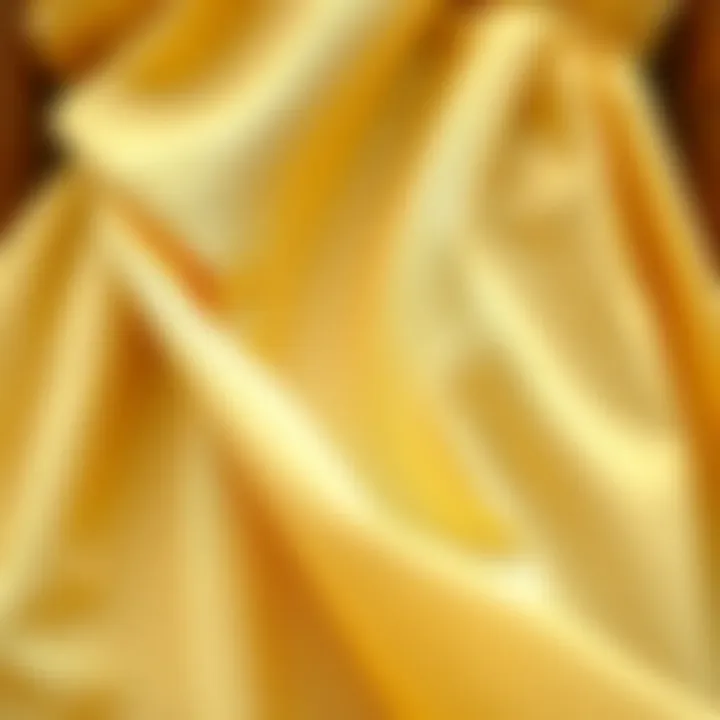 Close-up of eco-friendly fabrics used in sundress fashion