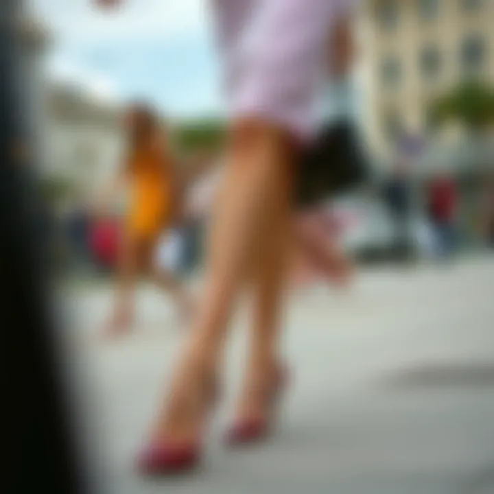 Versatile Outfits Featuring Kitten Heels Chic outfit styled with kitten heels, highlighting versatility in fashion