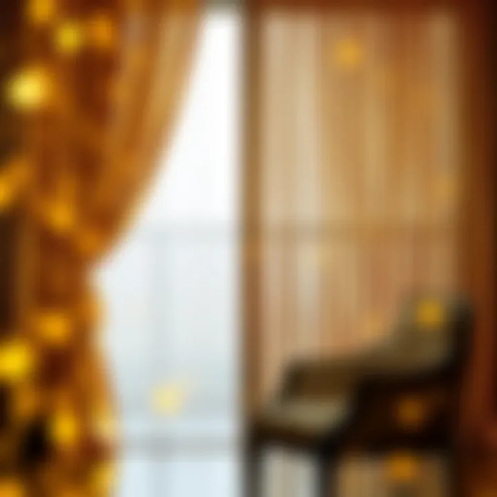 The Allure of Gold Foil Fringe Curtains: A Comprehensive Exploration Summary