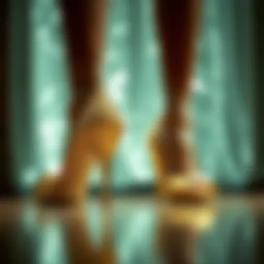 Notable The Allure of Gold Glitter Shoes for Women Notable The Allure of Gold Glitter Shoes for Women