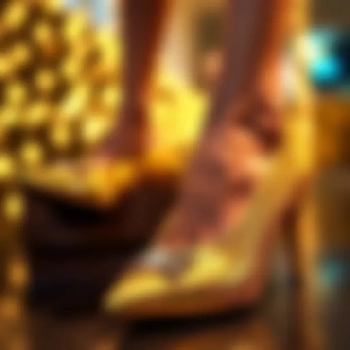 The Allure of Gold Glitter Shoes for Women Summary The Allure of Gold Glitter Shoes for Women Summary