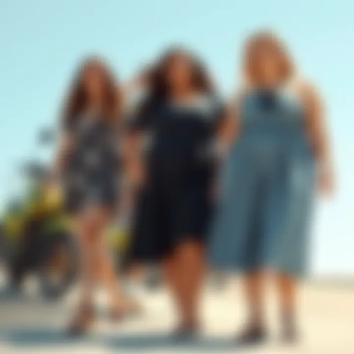 Seasonal looks featuring plus size rompers with skirts