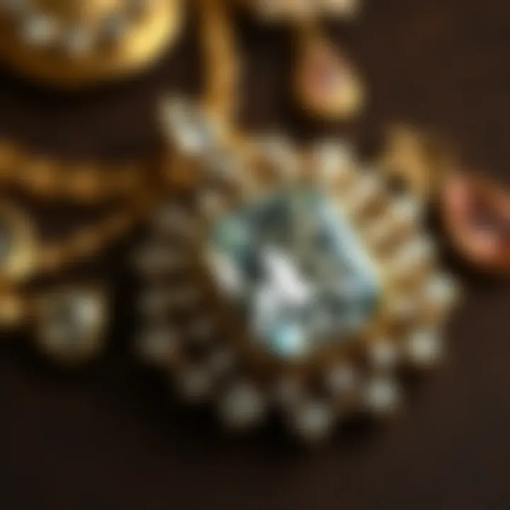 A visually striking vintage jewelry piece reflecting historical elegance