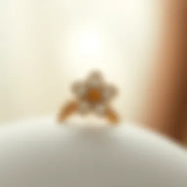 Elegant Design of Small Flower Nose Stud Elegant small flower nose stud displayed on a delicate surface