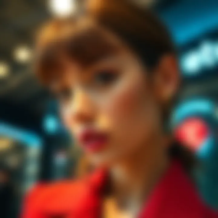 Trendy Display of Small Flower Nose Studs Fashionable small flower nose studs in a trendy setting