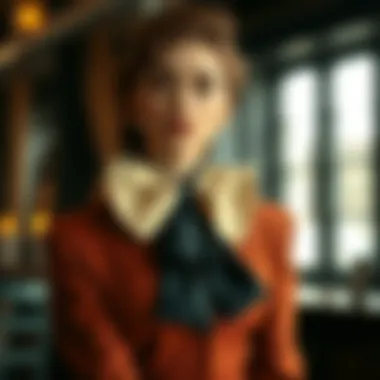 Sophisticated Outfit Enhanced by a Stylish Bow Stylish bow paired with a sophisticated outfit