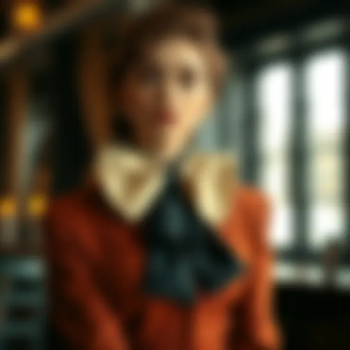 Sophisticated Outfit Enhanced by a Stylish Bow Stylish bow paired with a sophisticated outfit