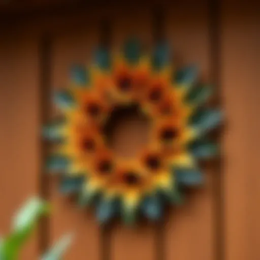 The Art of Metal Sunflower Wreaths: A Detailed Exploration Introduction