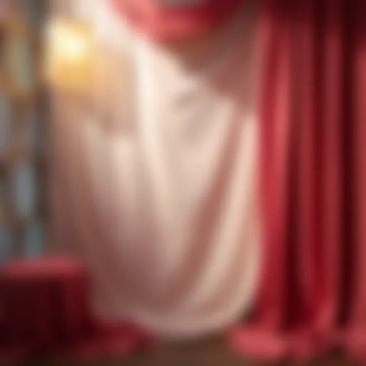 The Art of Using Background Cloth for Decoration Summary