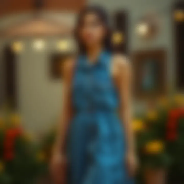 Notable The Contemporary Sleeveless Denim Dress: A Versatile Wardrobe Staple
