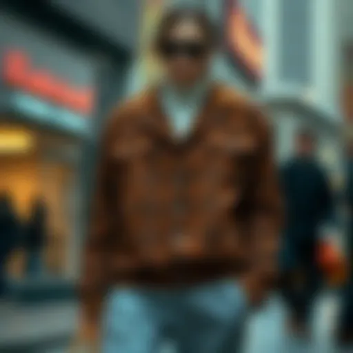 The Corduroy Plaid Panel Drop Shoulder Jacket: A Detailed Exploration Introduction