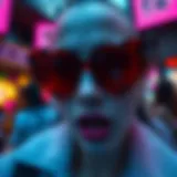 The Cultural Impact and Aesthetic Appeal of Heart Sunglasses in Party Cities Introduction