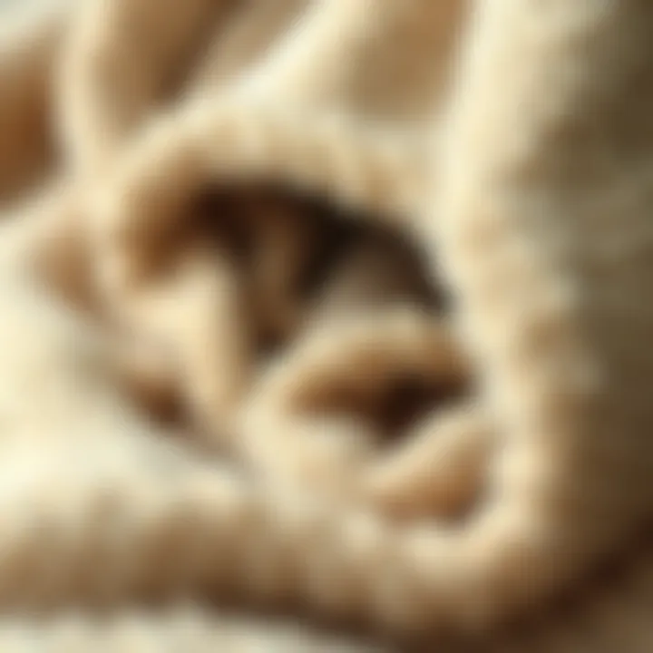 Close-up of the fabric texture and design details