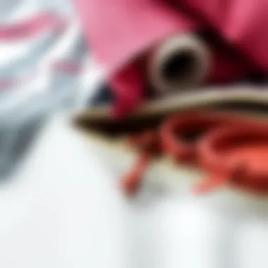 Materials Matter: Crafting Clear Dust Covers A close-up of various materials used for crafting clear purse dust covers.