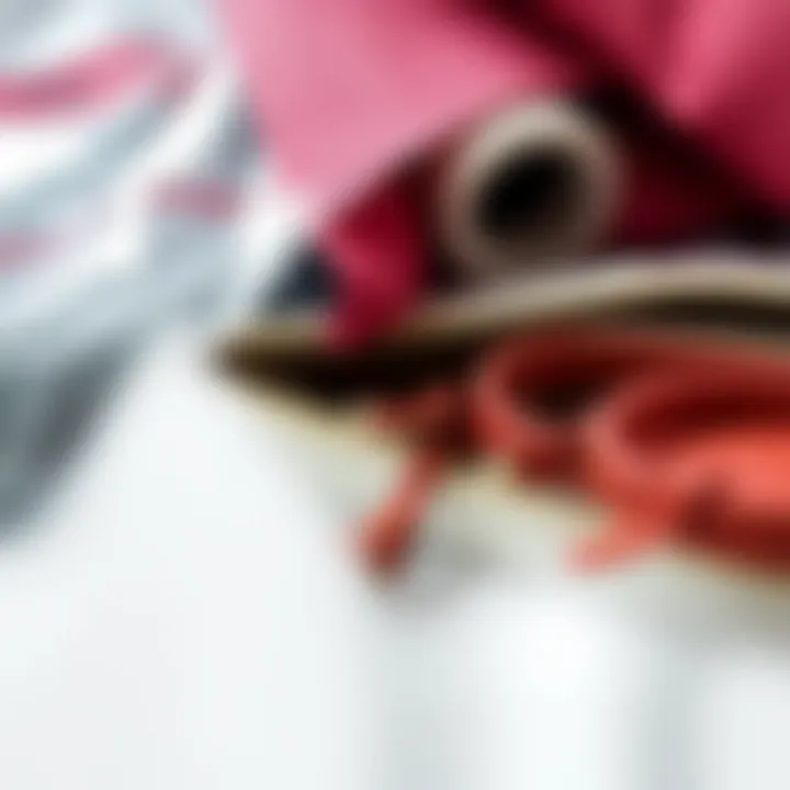 Materials Matter: Crafting Clear Dust Covers A close-up of various materials used for crafting clear purse dust covers.