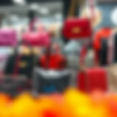 Diverse Styles: Clear Purse Dust Covers A vibrant display showing multiple clear purse dust covers in different styles.