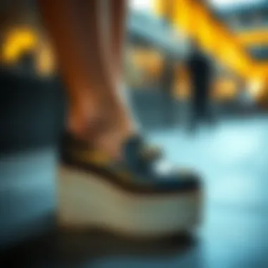Notable The True Essence of Platform Wedge Loafers Notable The True Essence of Platform Wedge Loafers