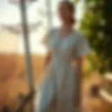 The V Neck Linen Dress: A Comprehensive Exploration Introduction