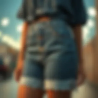 Notable The Versatility of Button Front Jean Shorts