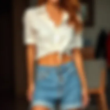 The Versatility of Button Front Jean Shorts Summary