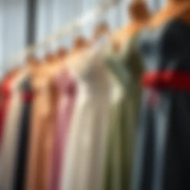 Fabric Choices for Graduation Attire Diverse selection of fabrics for graduation dresses