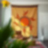 Wall Tapestry as a Symbol of Sun Imagery in Fashion Introduction