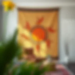 Wall Tapestry as a Symbol of Sun Imagery in Fashion Introduction