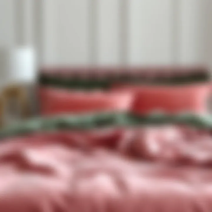 Stylish color palette of washable velvet duvet covers in decor